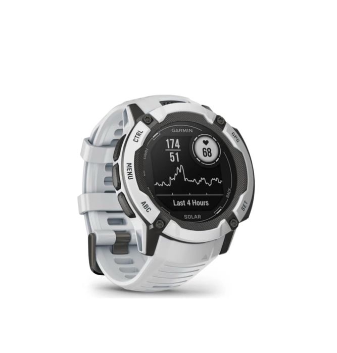 Смарт-годинник Garmin Instinct 2X Solar 50мм білий