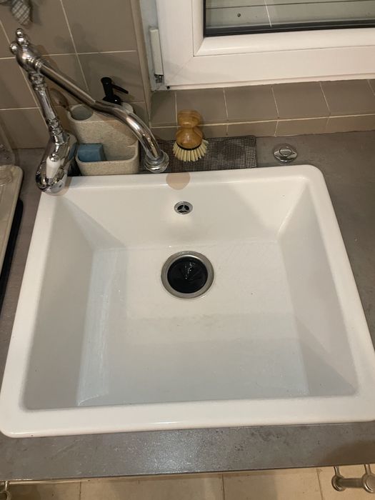 Zlew ceramiczny ikea nablatowy 54 cm szer