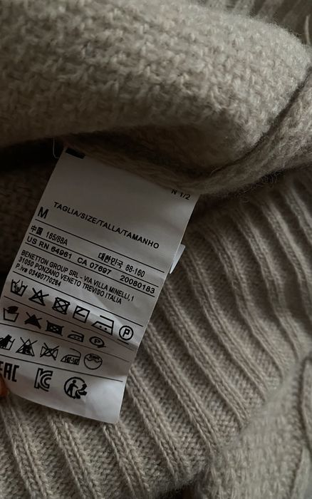 Кофточка джемпер светрик benetton