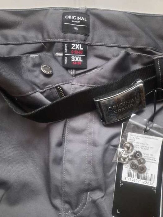Spodnie z paskiem - 2XL
