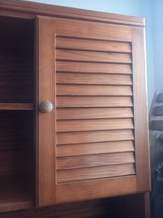 Estante secretária em pinho maciça