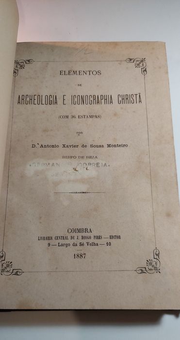 Elementos de Archeologia e Iconographia Christã (1887)