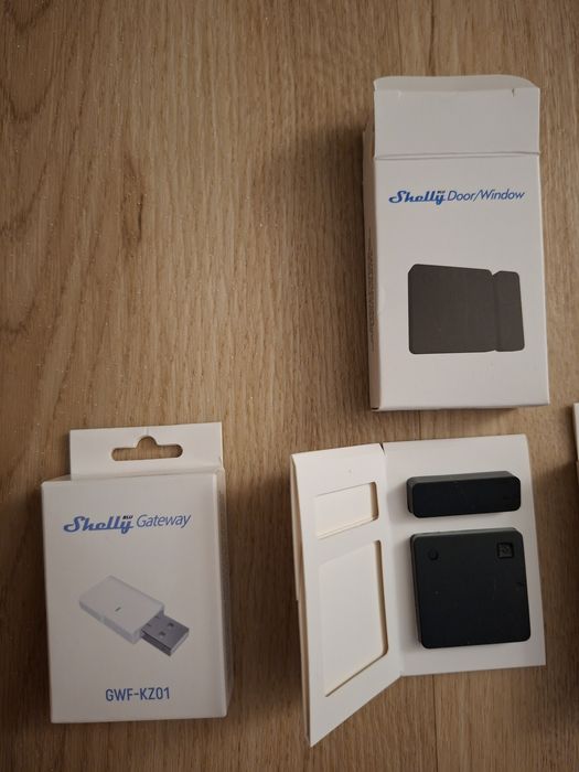 Pack 6x Sensores Shelly BLU + Gateway Wi-Fi