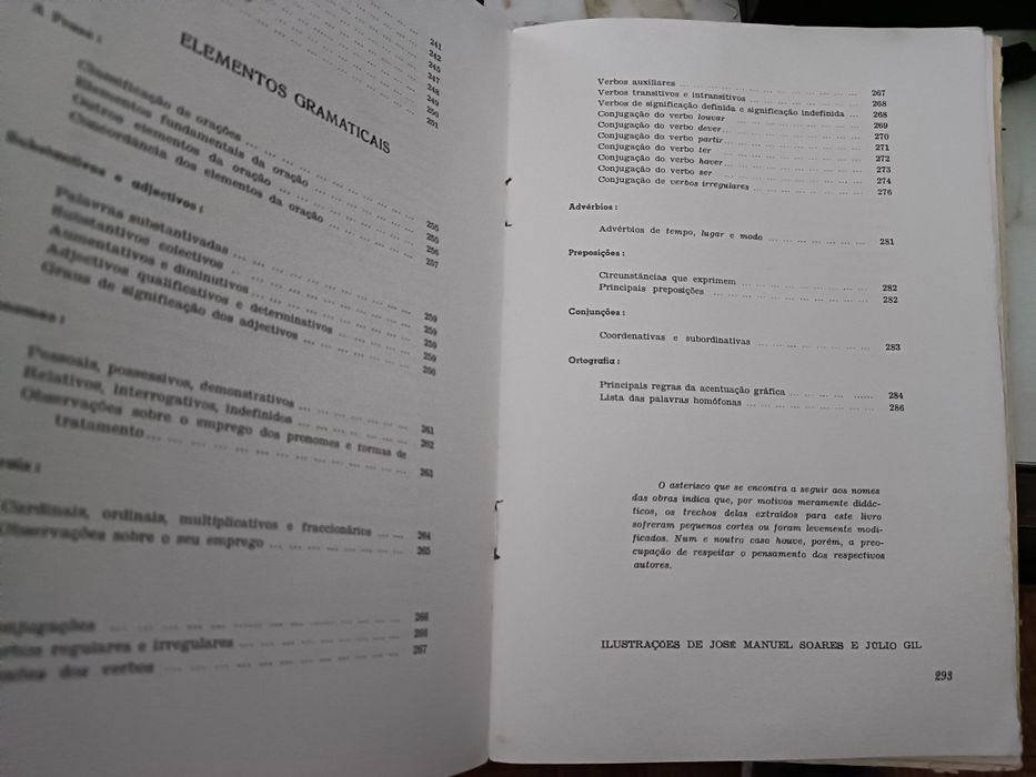 Livro antigo de língua portuguesa Vol. I