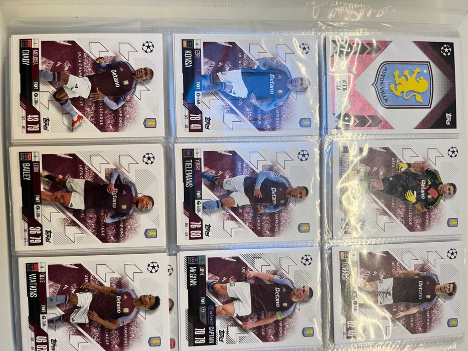 Cartas Match Attax 24/25 todas as 396 cartas base