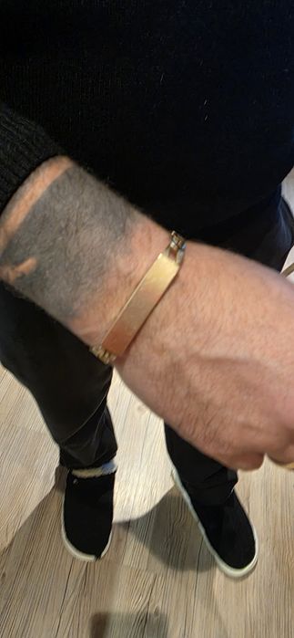 Bransoletka ZŁOTA 585 MĘSKA 21g