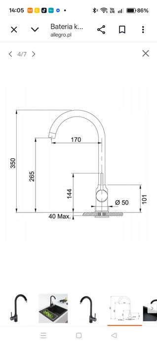 Bateria Pola Onyx Franke