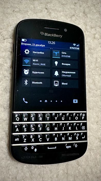 BlackBerry Q10 RIM Evaluation Unit (pre-production) — рідкісний