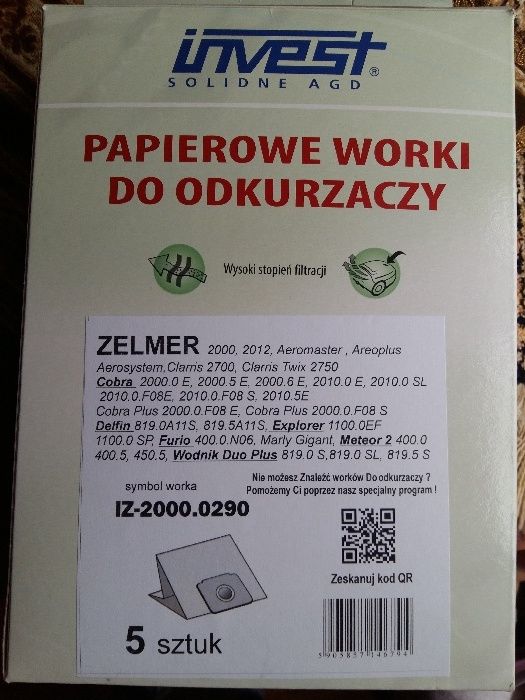 Worki do odkurzaczy Zelmer