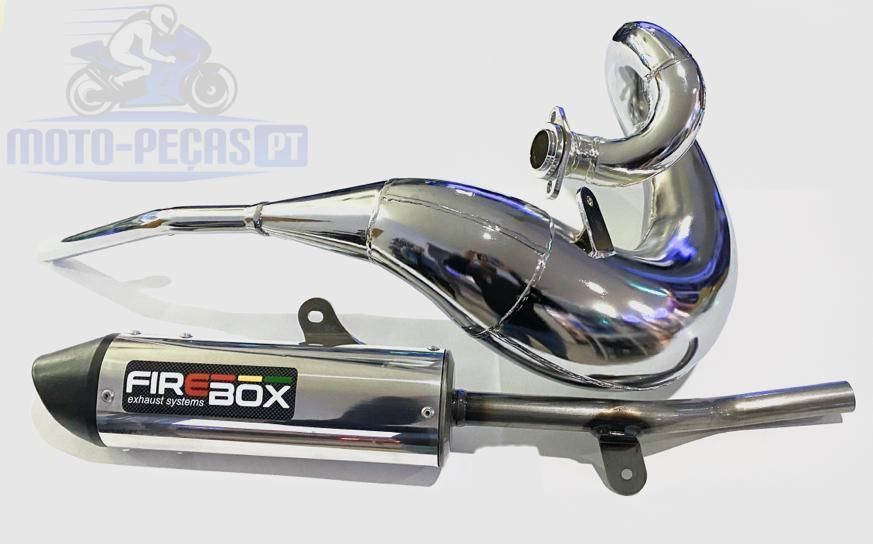 ponteira e escape firebox para yamaha dtr 125 / dt125r