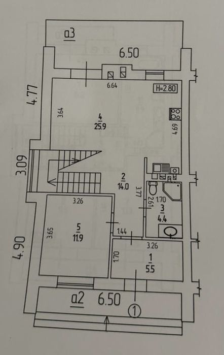 Будинок з ремонтом, Парк Резіденс, Буча, 2%