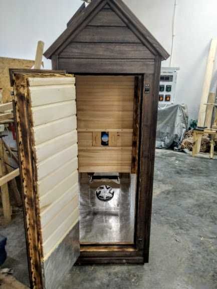 Коптильня на 40 кг, для холодного и горячего копчения с Конвекцией