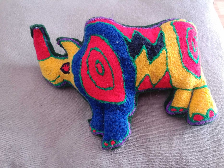 Filcowy nosorożec, hand made