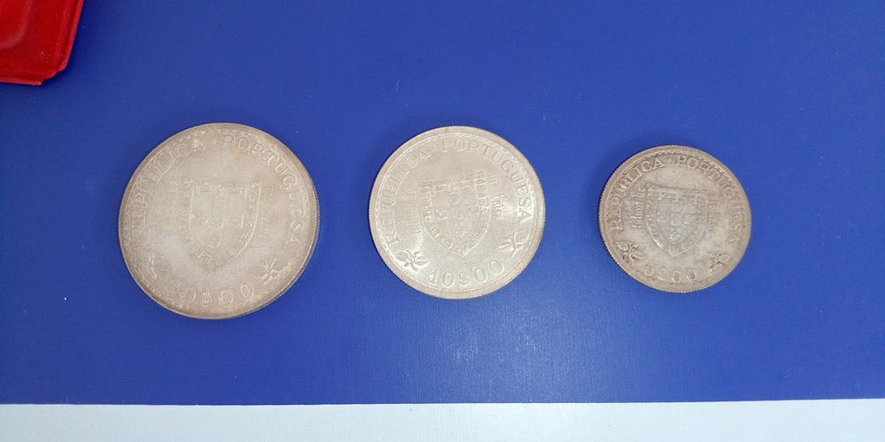 Moedas de prata série henriquina 1960