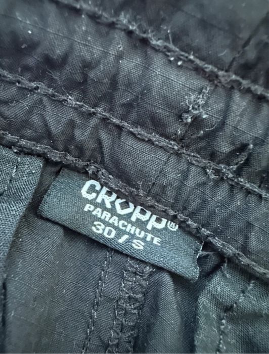 Spodnie parachute czarne