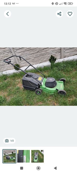 Kosiarka elektryk  z koszem