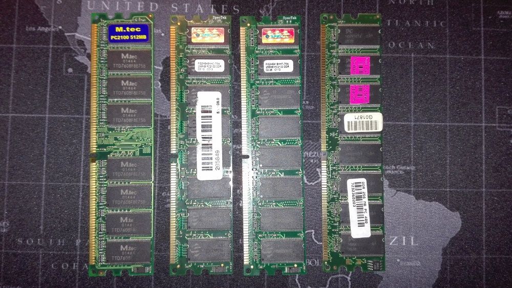 Memórias DDR 1gb 512mb 256mb Dimm Sodimm64739968658306120