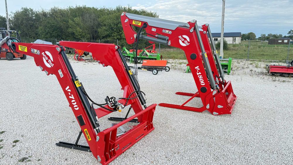 PROMOCJA-Ładowacz czołowy TUR 700 kg/ 1500 kg euro ramka-DOSTAWA - MONTAŻ T25 c330 c360 RATY MF255 ursus 5011 ZETOR 7011