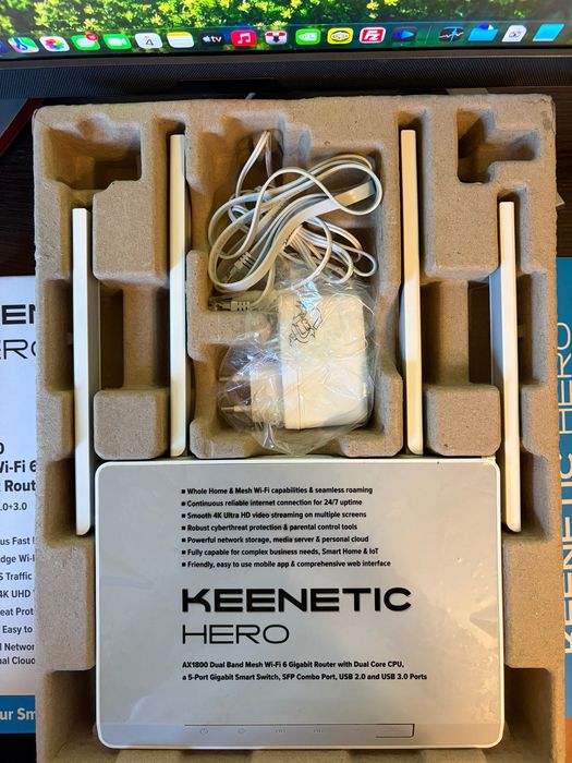 Keenetic Hero kn-1011-01en (GIGA) Гарантия