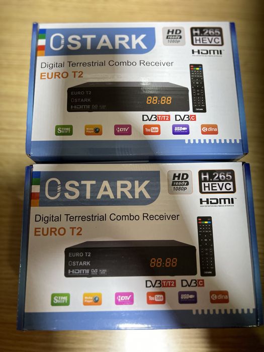 Ostark DVB-T2 Receiver TDT Full HD - NEW64309863708290121