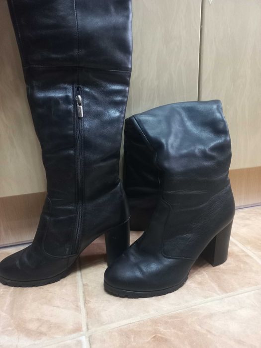 Чоботи ботфорти жіночі демісезонні 37 р