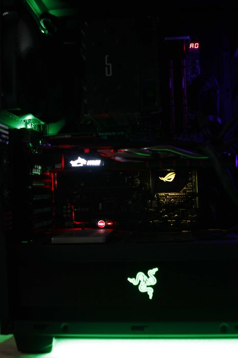 Pc Antigo Caixa Razer i7 16gb com monitor dell 27´