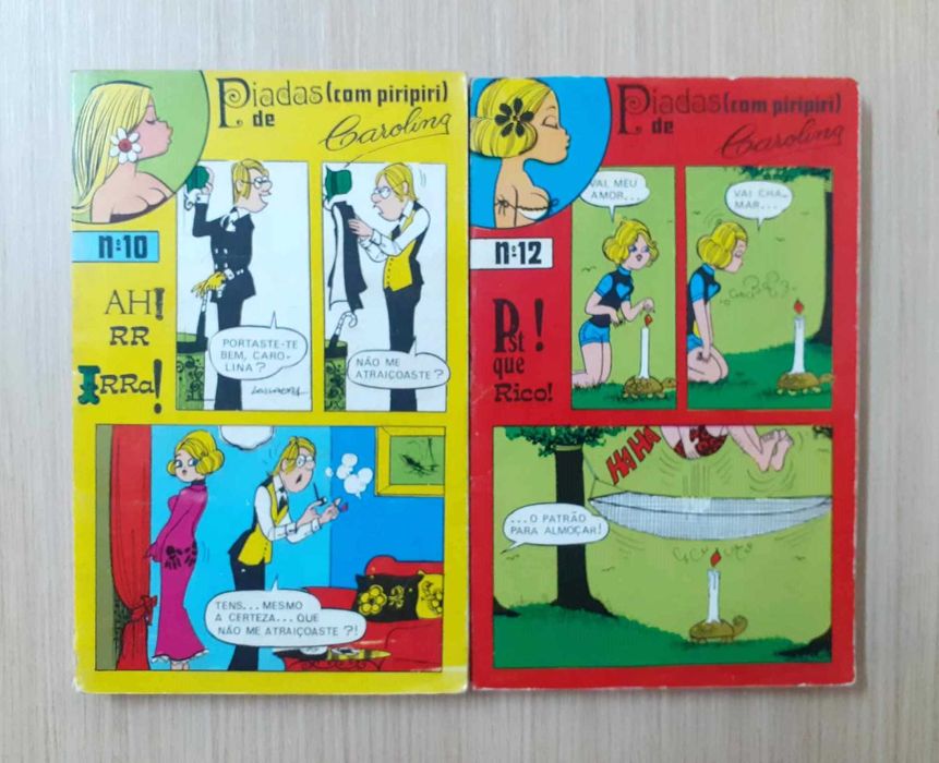 Piadas (com piripiri) de Carolina (BD humorística)