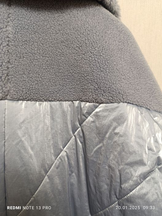 Пальто куртка пуховик оверсайз пог 66 см р.S- XL