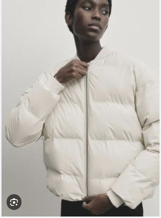 Бомбер пуховик massimo dutti.