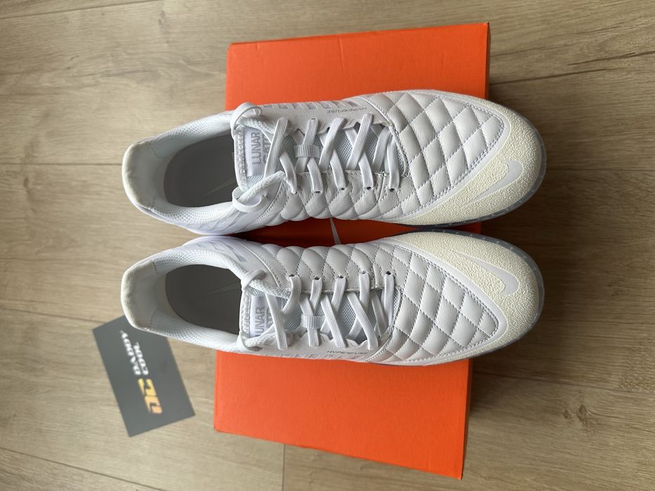 Футзалки Nike Lunargato II White Chrome ,нові,професійні,бампи,залки