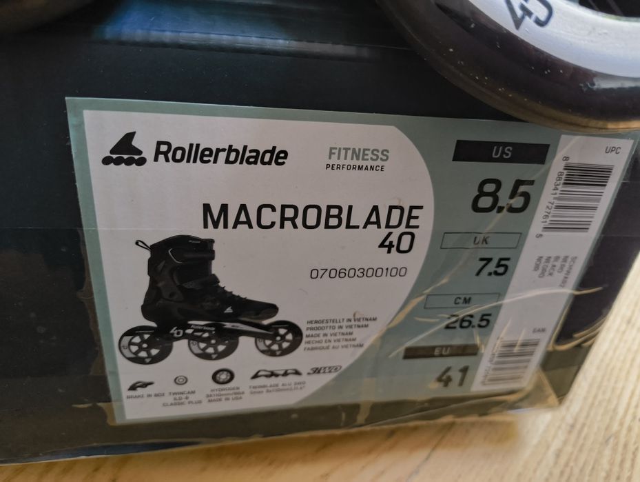 Rollerblade Macroblade 41 limitowana edycja 40 hydrogen 110 mm