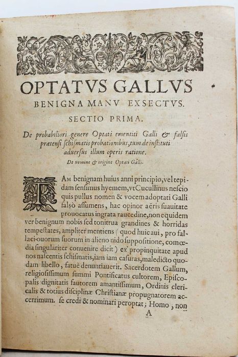MUITO RARA 1ª edição de Rabardeau sobre cisma na Igreja Católica. 1641