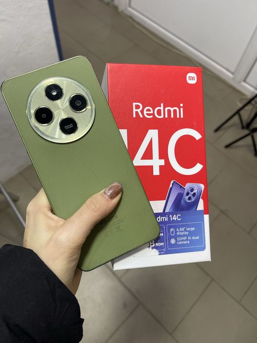 Мобільний телефон Xiaomi Redmi 14C 4/128GB NFC швидка зарядка