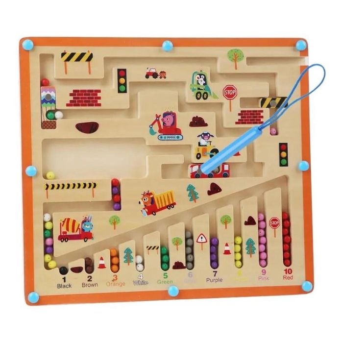 Drewniany labirynt magnetyczny ,270x20 mm Pro-Kids