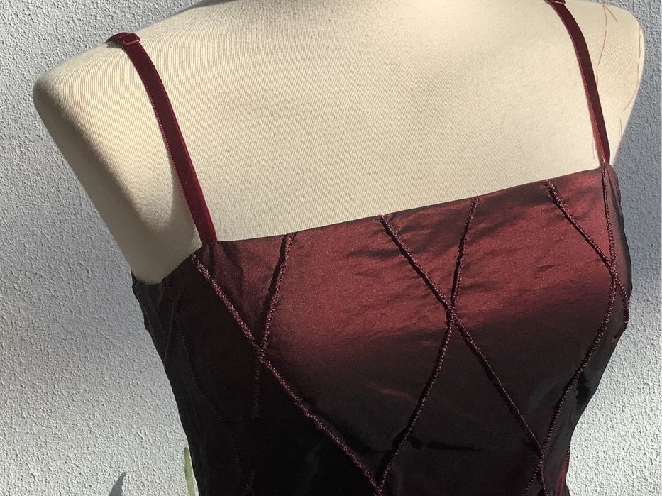 Vestido de cerimonia de duas peças