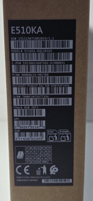 Nowy Laptop ASUS Vivobook Go 15 E510