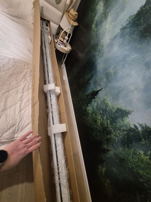 Retoo nowy elektryczny ekran projekcyjny 265×179cm