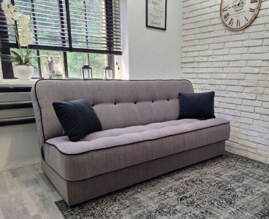 Kanapa sofa rozkładana pojemnik na pościel Wyprzedaż
