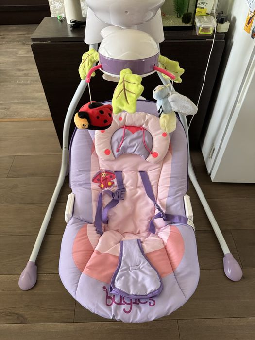 Шезлонг качеля Caretero Bugies