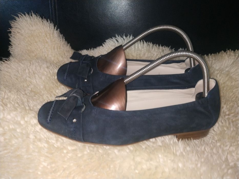 Semler балетки темно сині замша 41 р