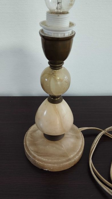 Candeeiro Vintage com Base Marmorizada