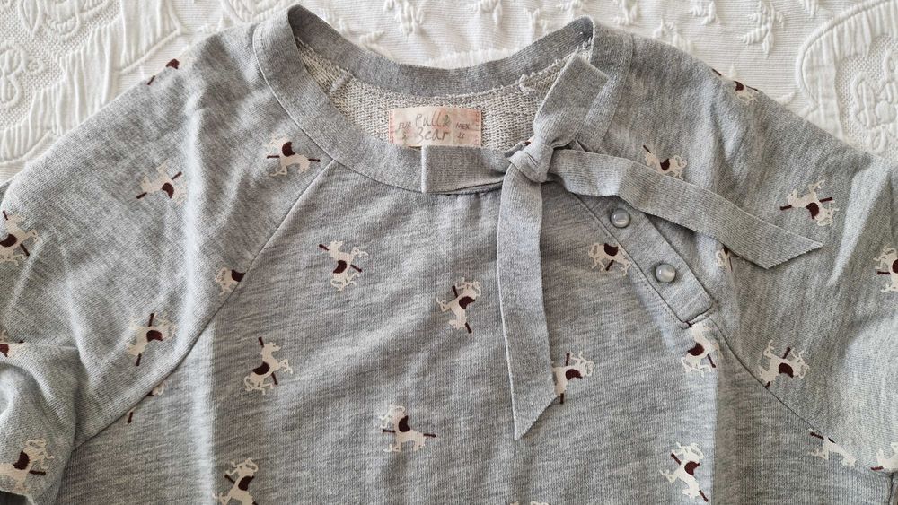 Camisola Cinza estampada, Pull & Bear, tamanho S