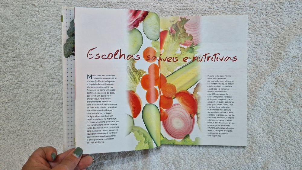 Livro Legumes e Vegetais