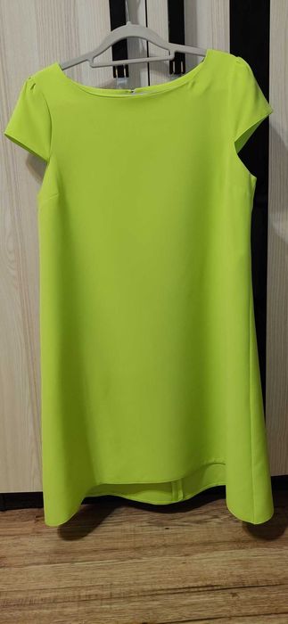 Limonkowa sukienka La Perla rozmiar 40