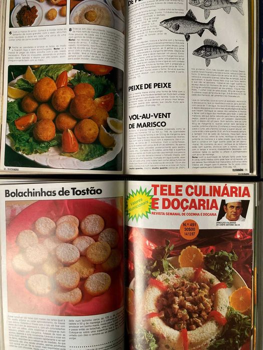 Volumes Tele Culinária Encadernados (preço unitário)