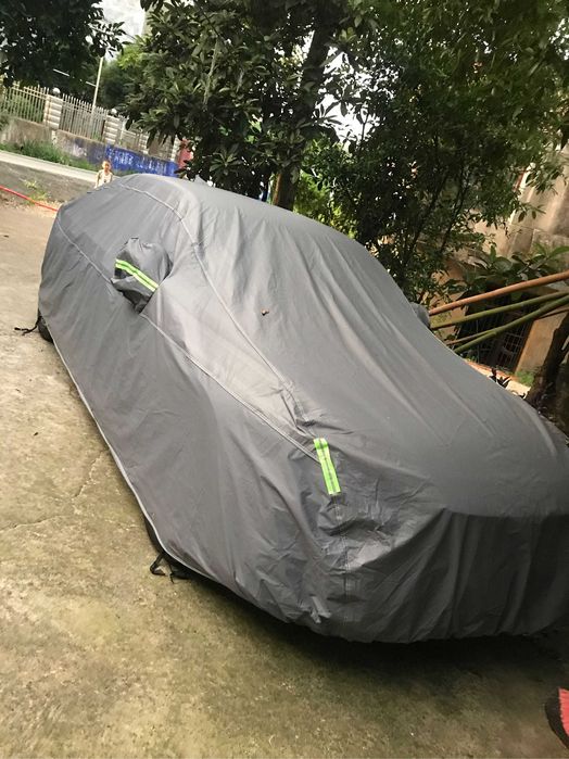 Авто чехол, тент, утолщенный материал EVA+, серый, +замок