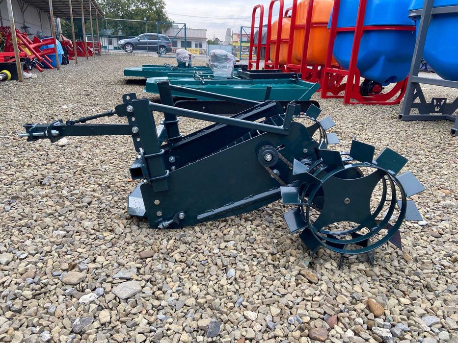 Картоплекопач транспортерний привід від коліс для мотоблока