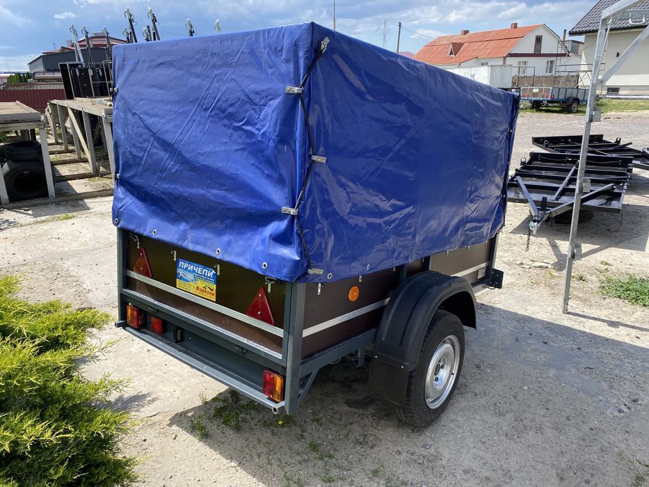 «Світ Причепів» Новий легковий причіп з вищим тентом 1.20х2.00м