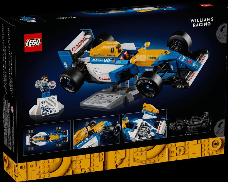LEGO 10353 ICONS Williams Racing  F1 FW14B i Nigel Mansell