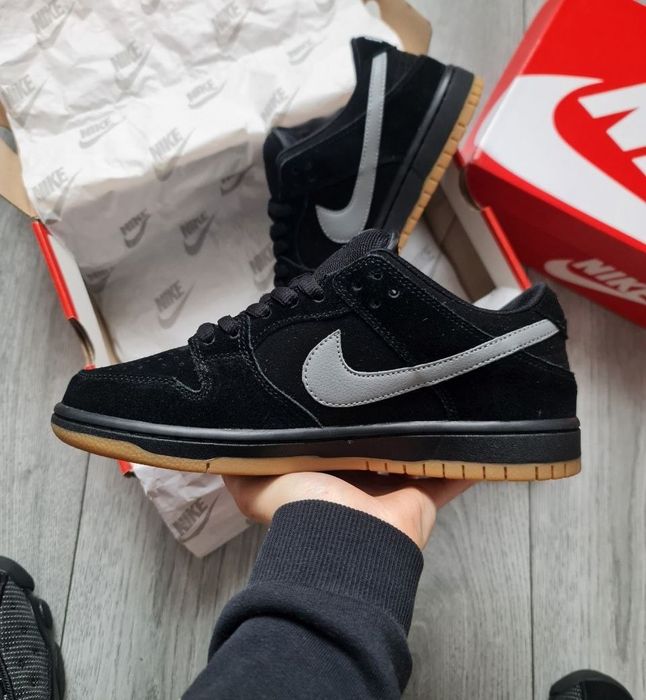 !БЕЗ Передплат! Кросівки Nike SB Dunk Low Black Gray Fog | данки
